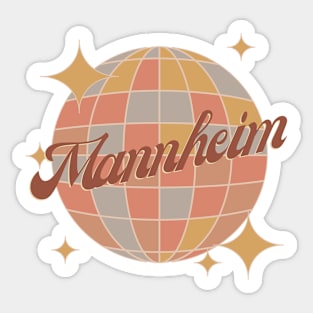 Mannheim City Germany Retro Vintage Sticker